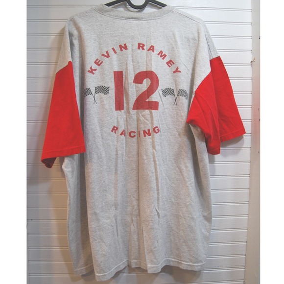 Vintage Racing t-shirt Men's XL Kevin Ramey 12 Baseball Cotton Deluxe Anvil Tee - Picture 4 of 7